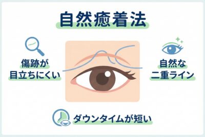 自然癒着法について