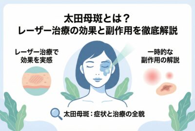 太田母斑とは？レーザー治療の効果と副作用を徹底解説