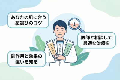 皮膚科医が語るコレクチム・モイゼルト・プロトピックの選び方