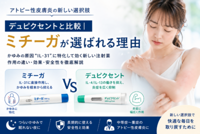 デュピクセントと比較｜ミチーガが選ばれる理由