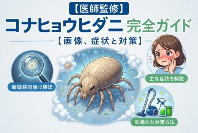 【医師監修】コナヒョウヒダニ完全ガイド【画像、症状と対策】