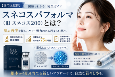 【専門医監修】スネコスパフォルマ（旧スネコス200)とは？適応・効果や水光注射での使用など【図解完全ガイド】