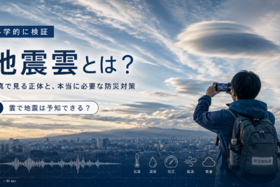 地震雲とは?写真で検証する真相と対策完全ガイド