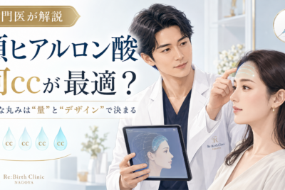 額ヒアルロン酸何ccが最適?専門医が解説