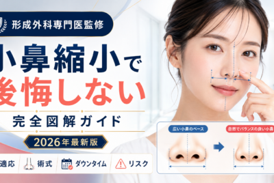 【形成外科専門医監修】小鼻縮小で後悔しないための完全図解ガイド2026年最新版