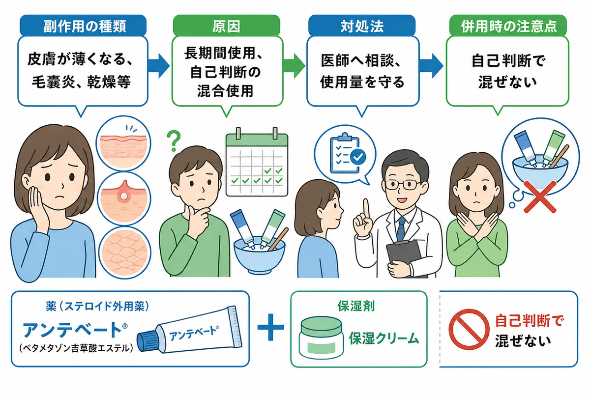 アンテベート使用時のよくある疑問を医師が解説