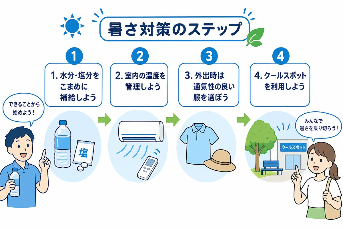 名古屋の暑さに負けない!長期的な身体作りと環境整備