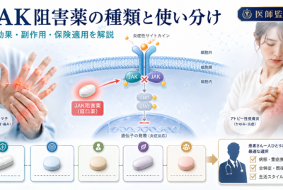 【医師監修】JAK阻害薬の種類と使い分けガイド