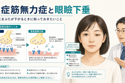 重症筋無力症の眼瞼下垂とは? 夕方にまぶたが下がる原因・見分け方・検査・治療を医師が解説